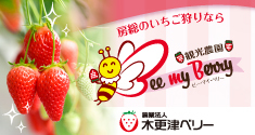 観光農園「Bee my Berry（ビー・マイ・ベリー）」｜木更津で遊ぶならいちご狩り