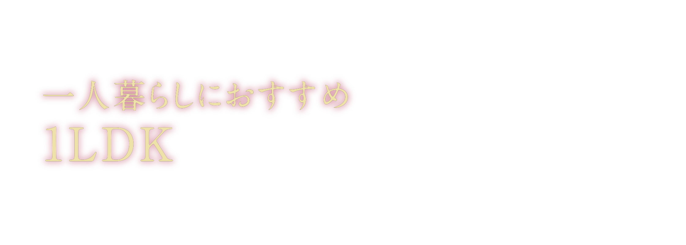 一人暮らしにおすすめ1LDK